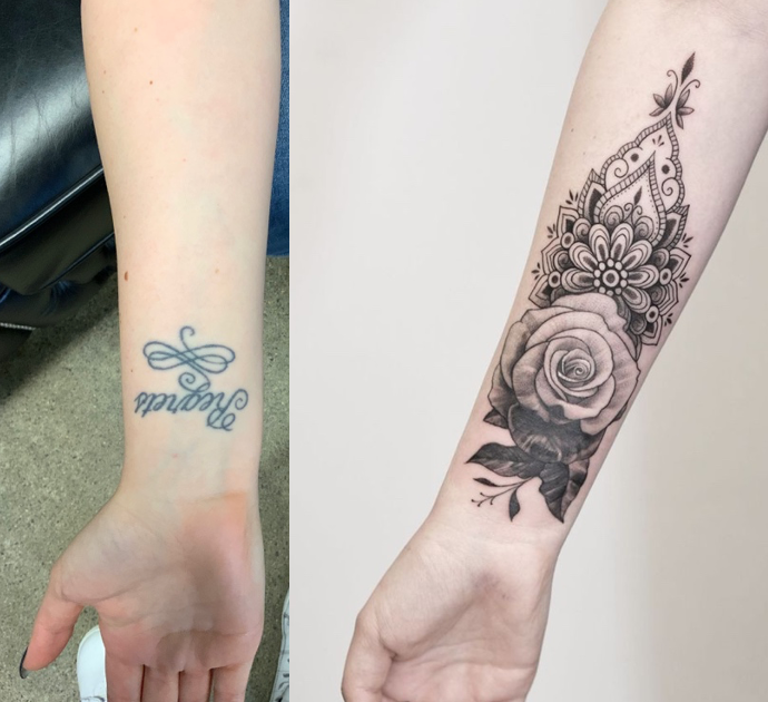 Altes Tattoo überstechen