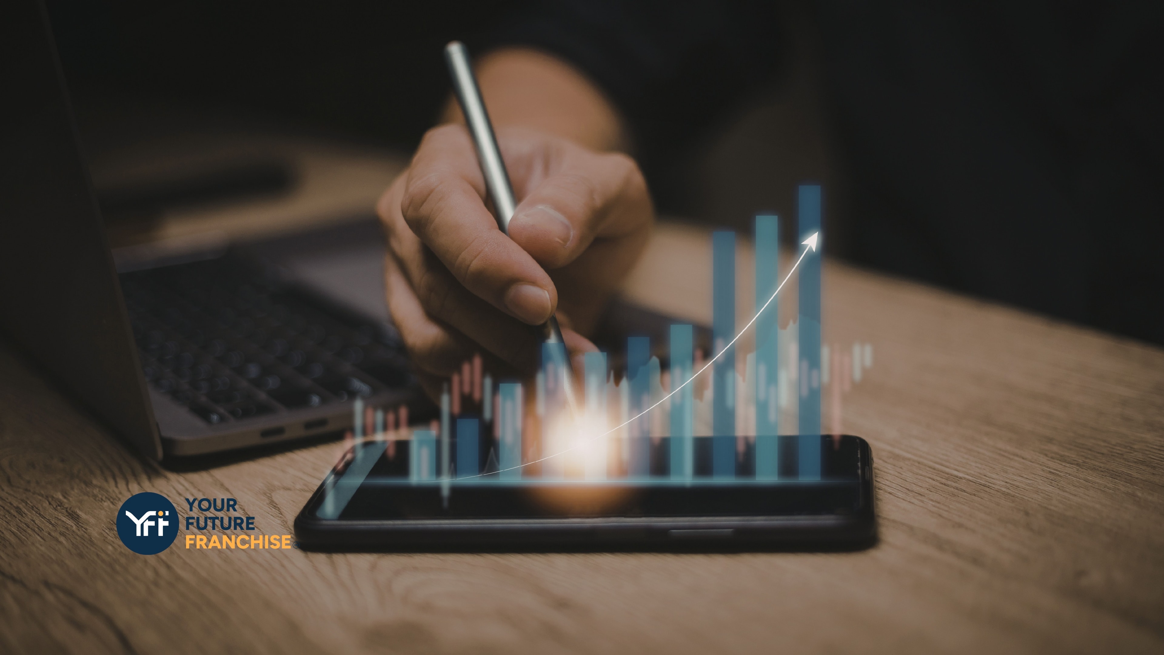 Proven business model charts trending upward