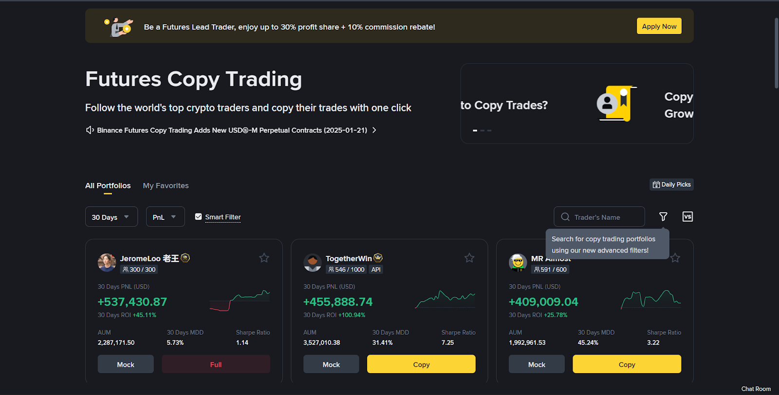 Binance Copy Trading