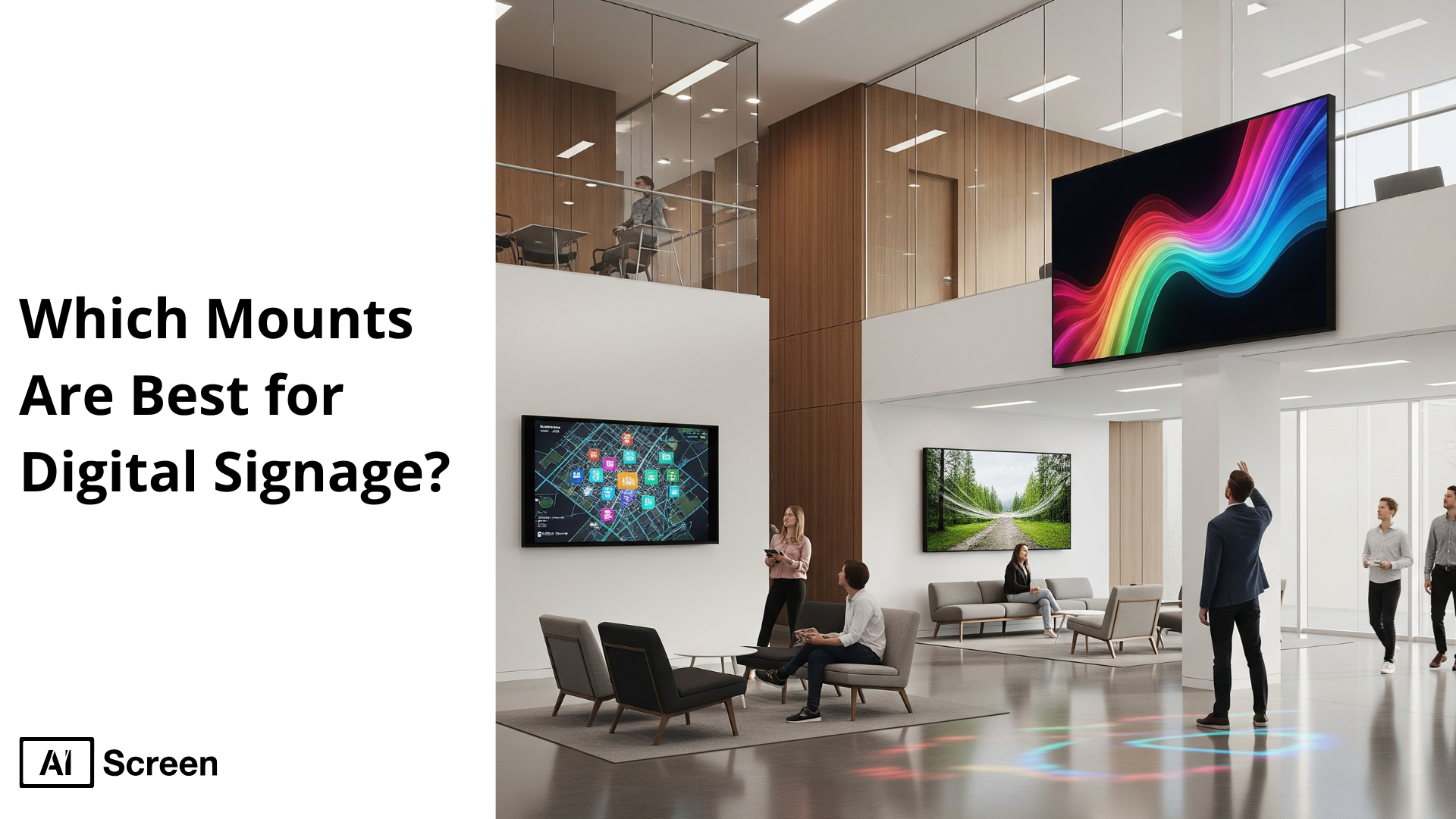 Which Digital Signage Mounts Are Best for Display Setup? 1 choosing the best mounts for digital signage installations