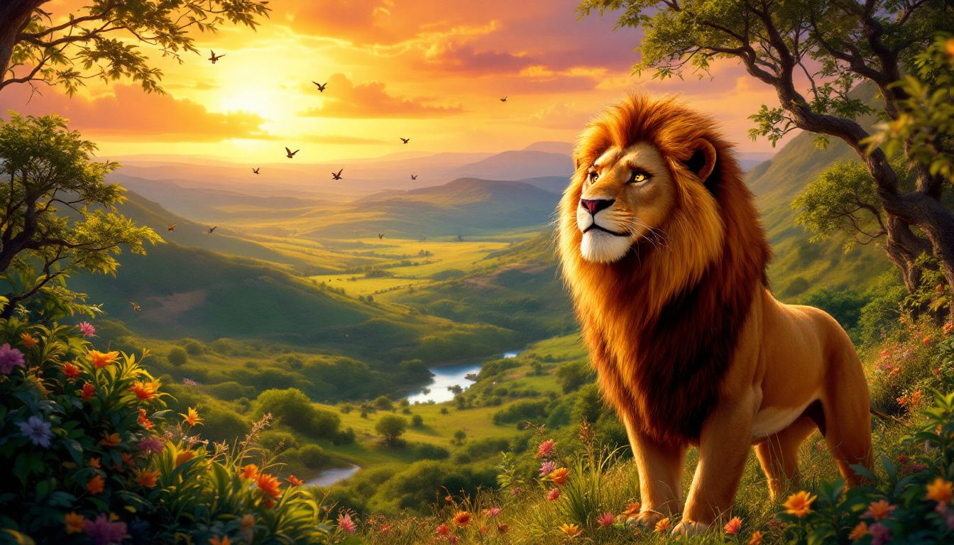 Overview of Mufasa The Lion King movie in Hindi.