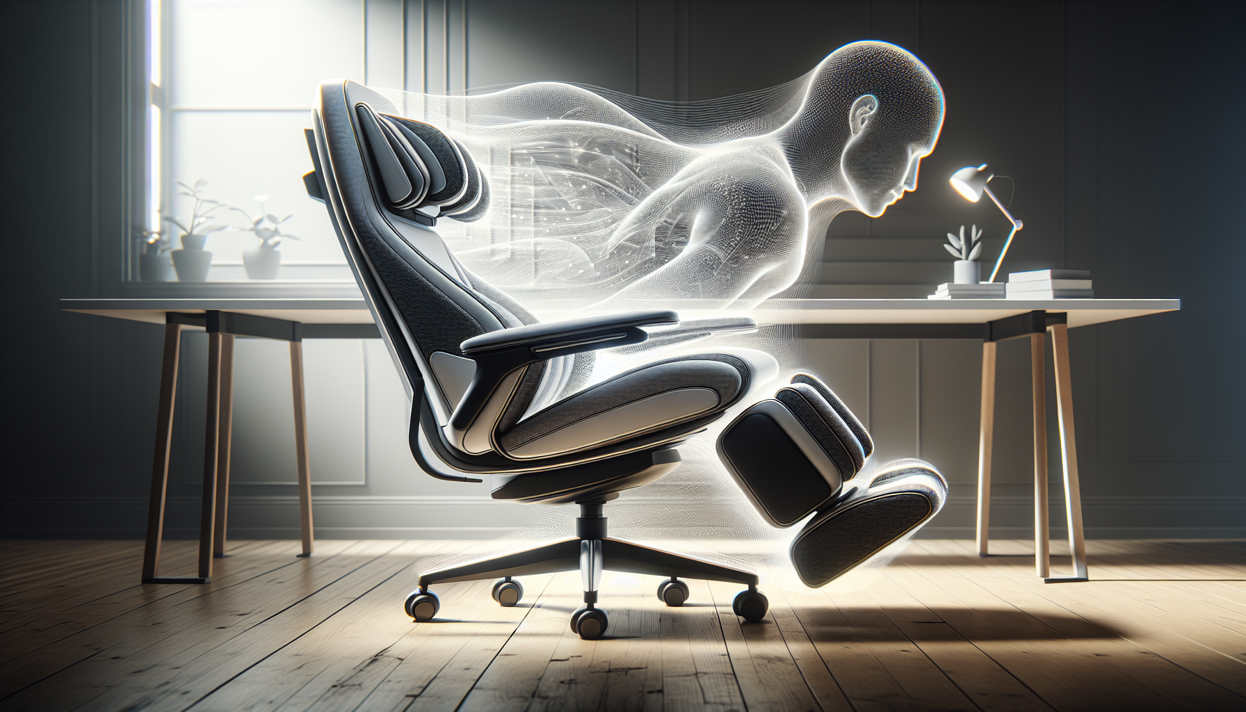 Adjustable massage office chair