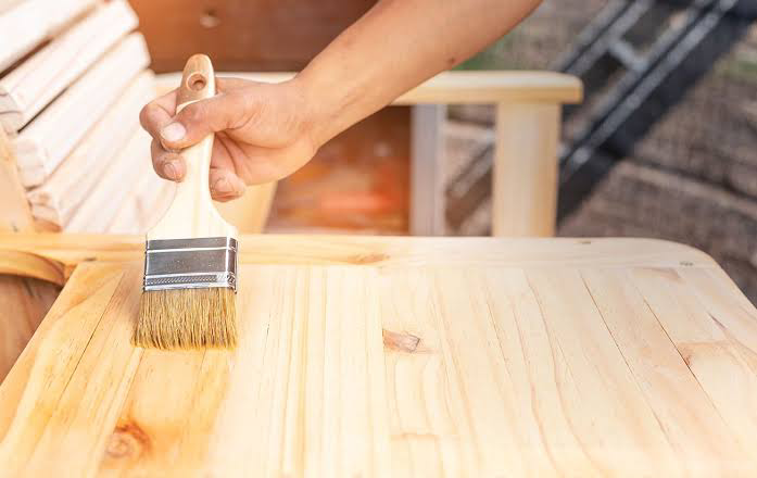 painting pressed wood cabinets