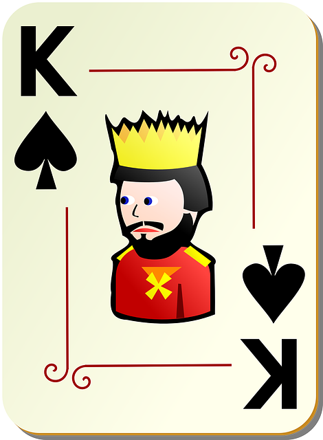 king, spades, playing cards