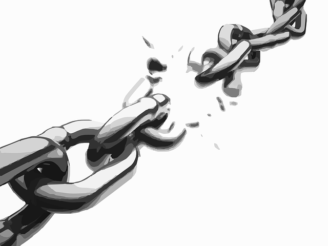 chain, broken, link