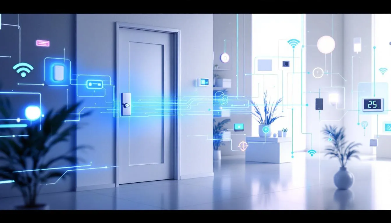 An overview of how Z-Wave smart locks operate within a smart home.