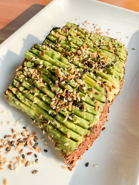 toast, avocado, spicy food intake