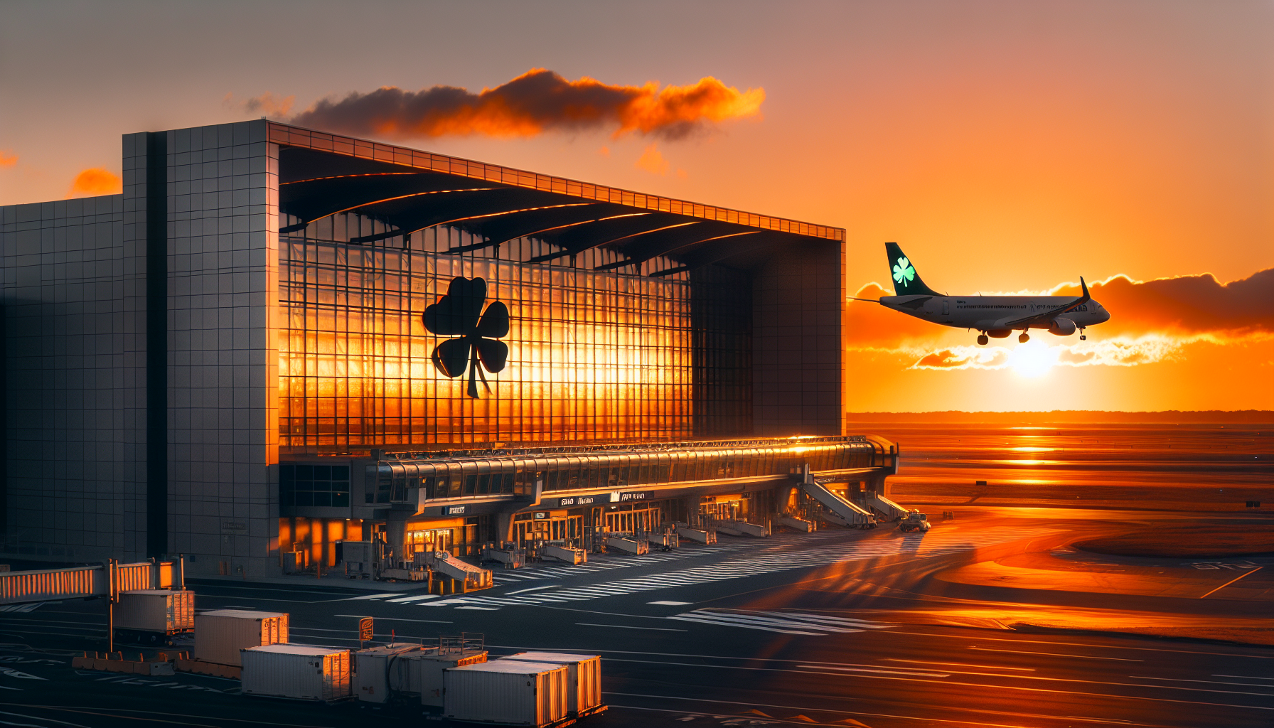 Aer Lingus at Newark Liberty Airport terminal