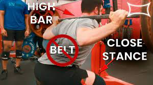 How To Properly High Bar Close Stance Squat | Jesse Burdick | Super Training Gym - YouTube