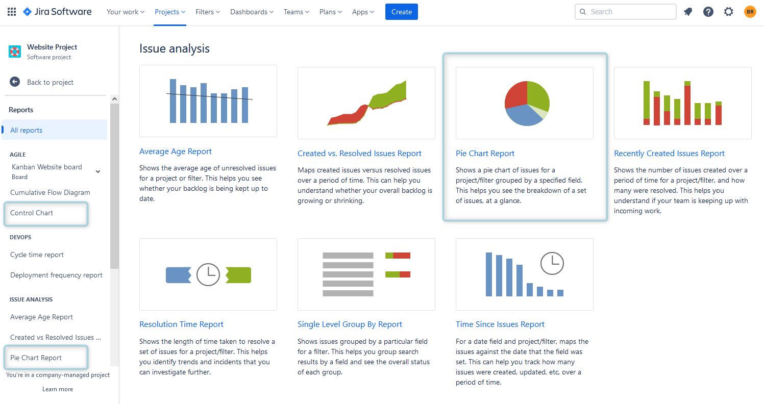 Reports in Jira