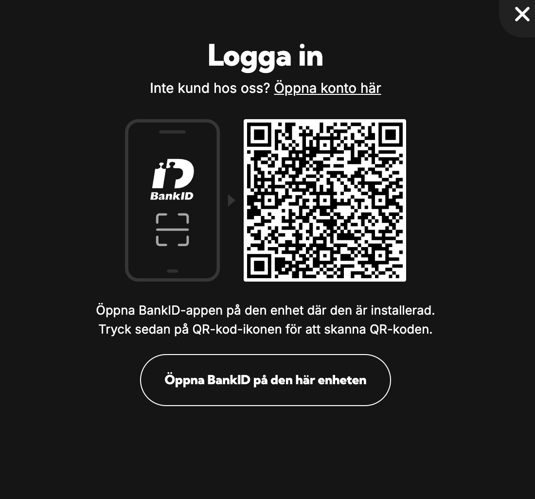 Skapa konto hos bethard