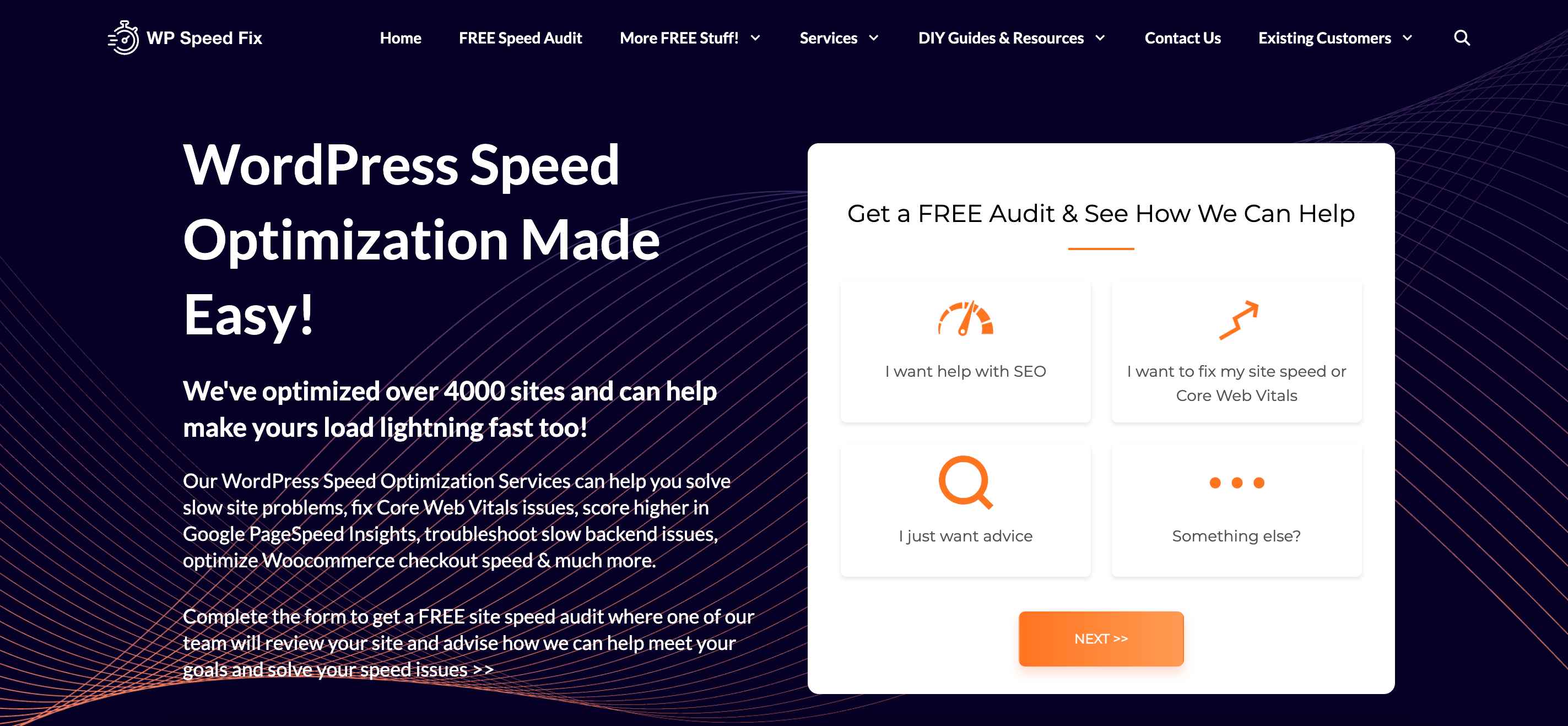 WP Speed Fix is one of the great WordPress site speed optimization services