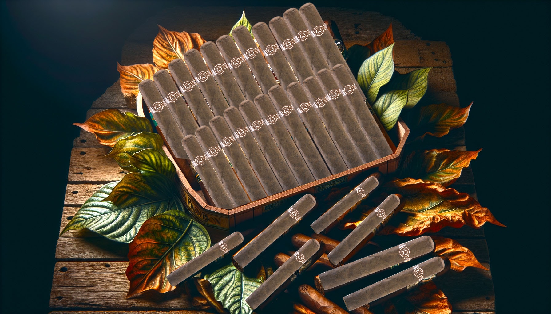 A detailed illustration of various Padron cigars from the Padron Series.