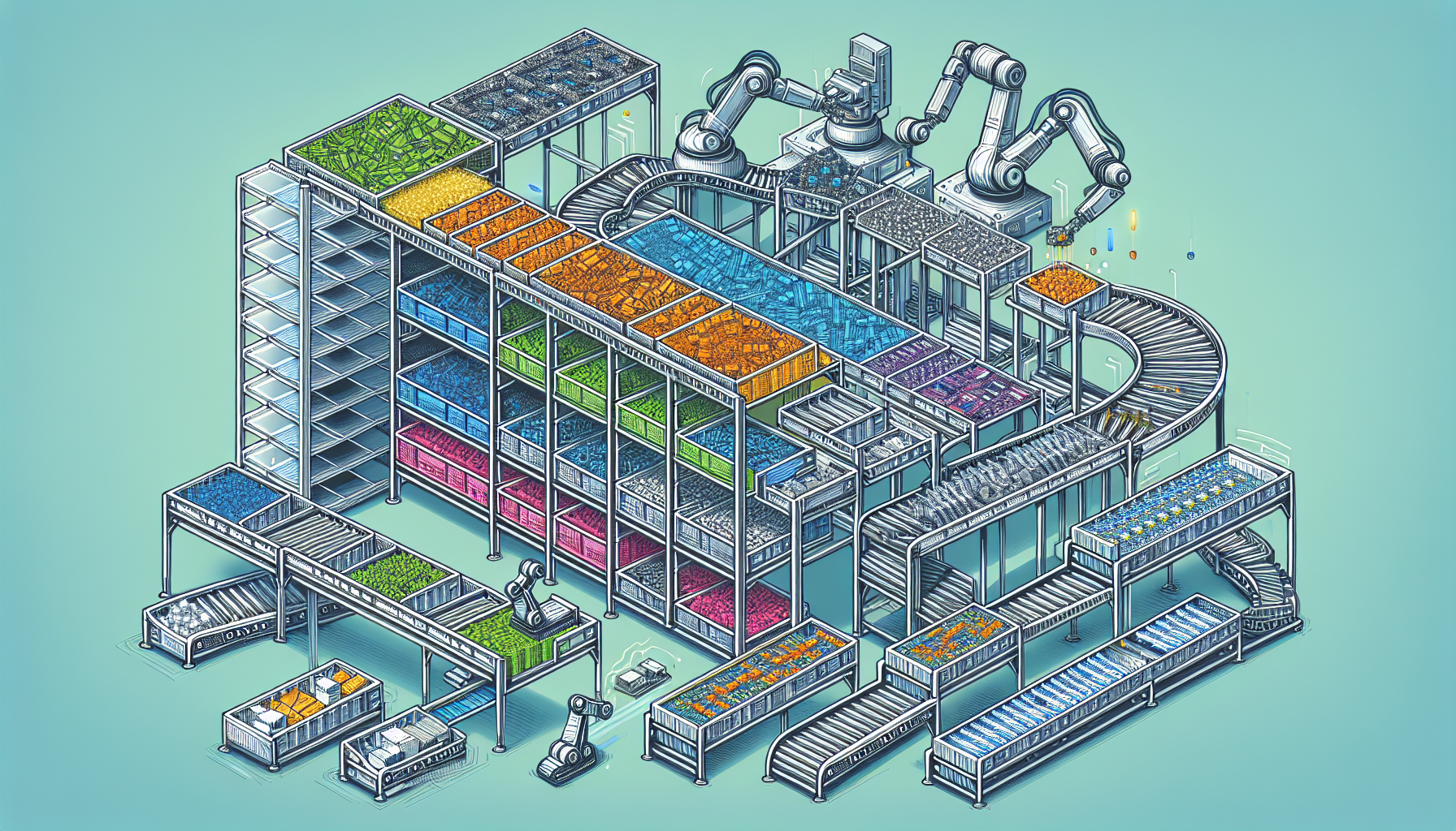 Modern supply chain management in electronic component industry