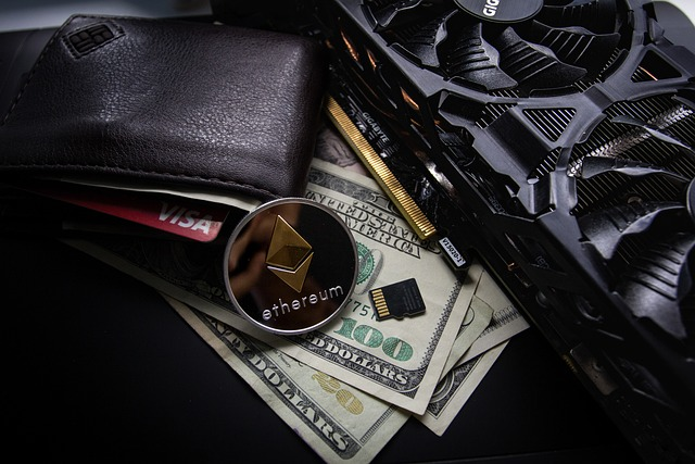leather, wallet, business, crypto wallet