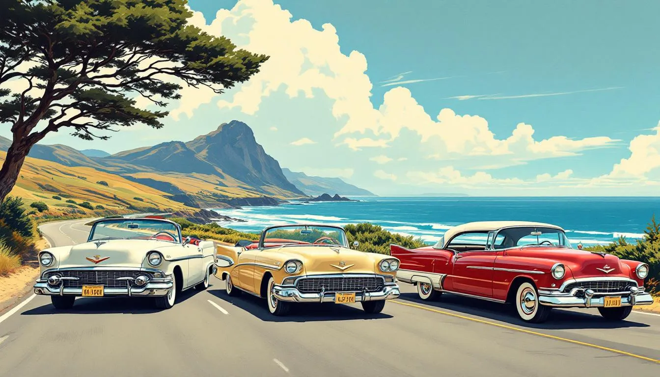 A comparison chart of different classic car insurance providers, useful for potential buyers.
