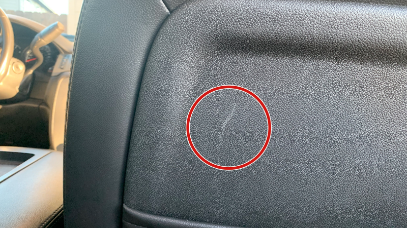 Scratches from a Car's Interior