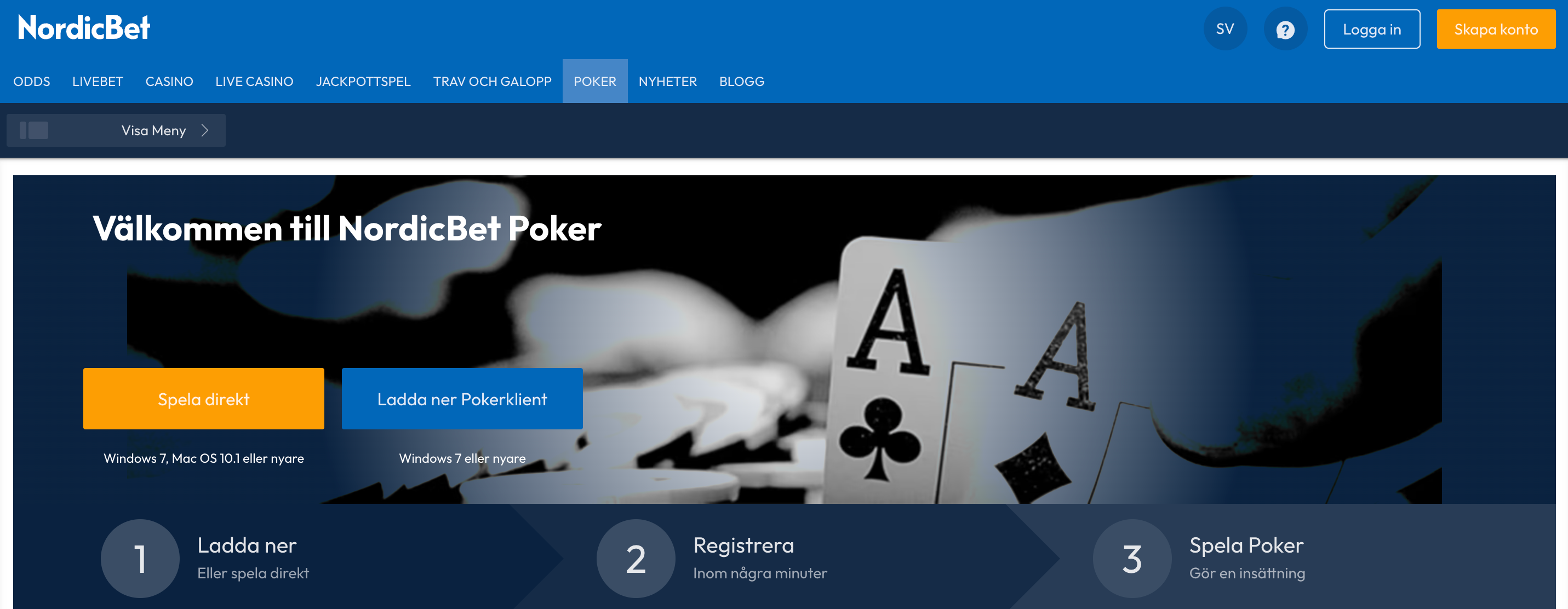 nordicbet poker