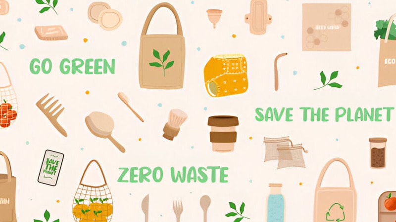 go green with zero waste