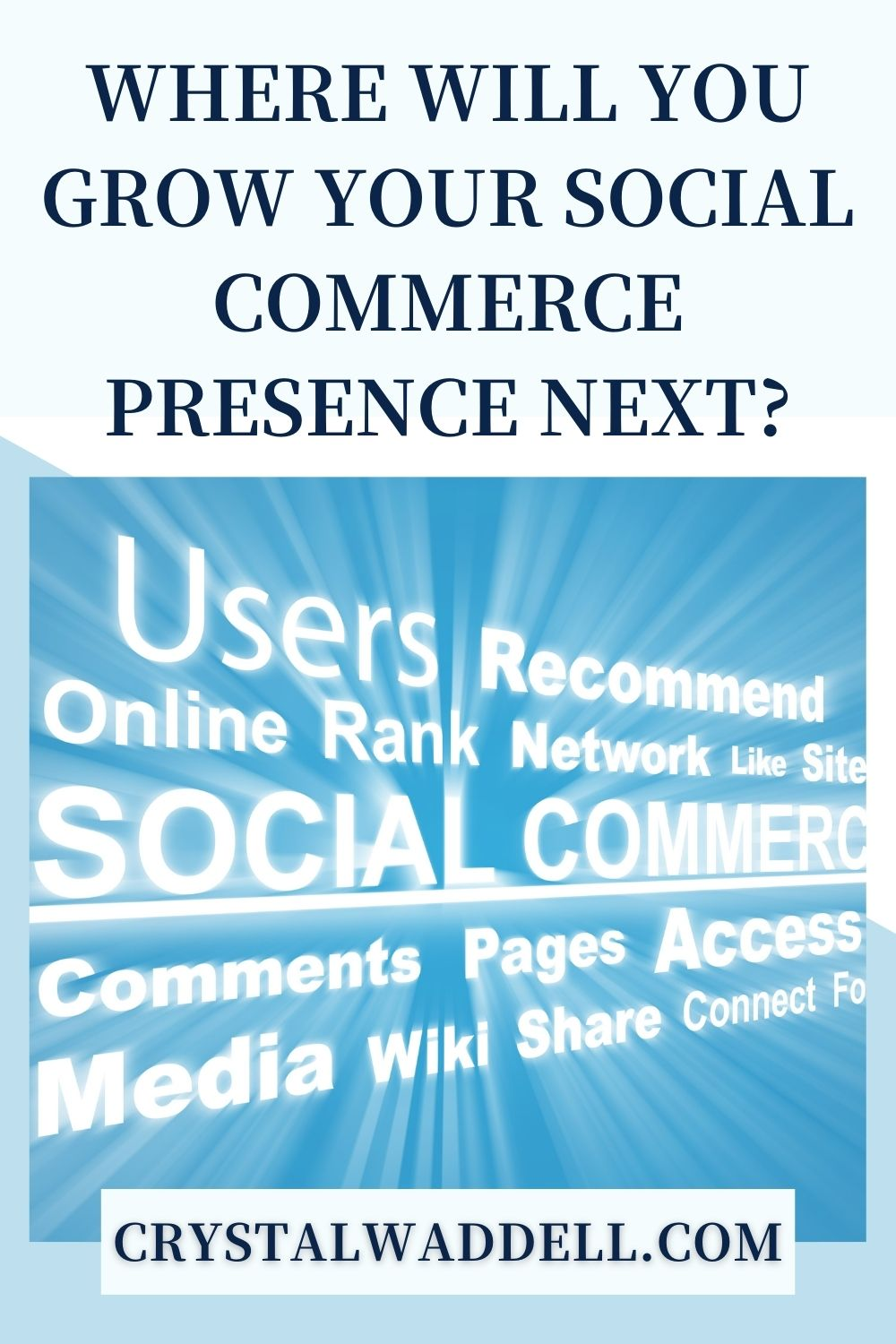 Where will you grow your social commerce presence next?