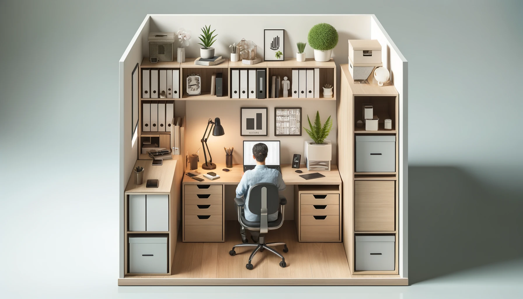 Office with well-planned layout