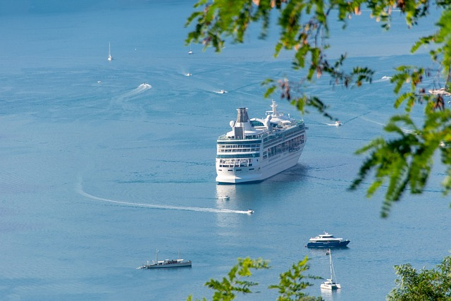 ferry, passengers, sea, cruise