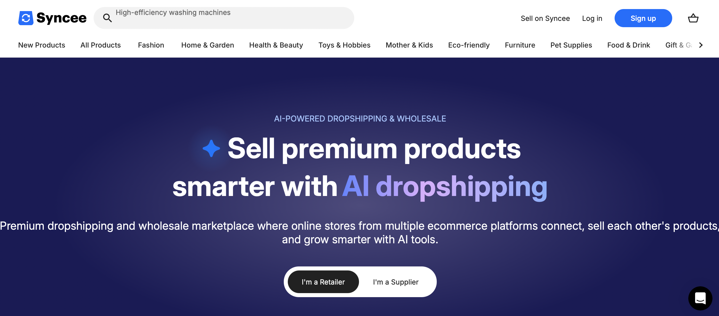 dropshipping companies for shopify - syncee 