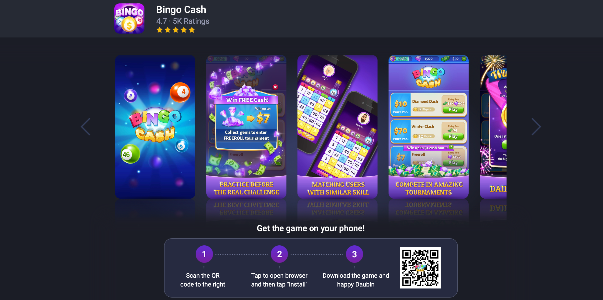 Bingo Cash, play games 