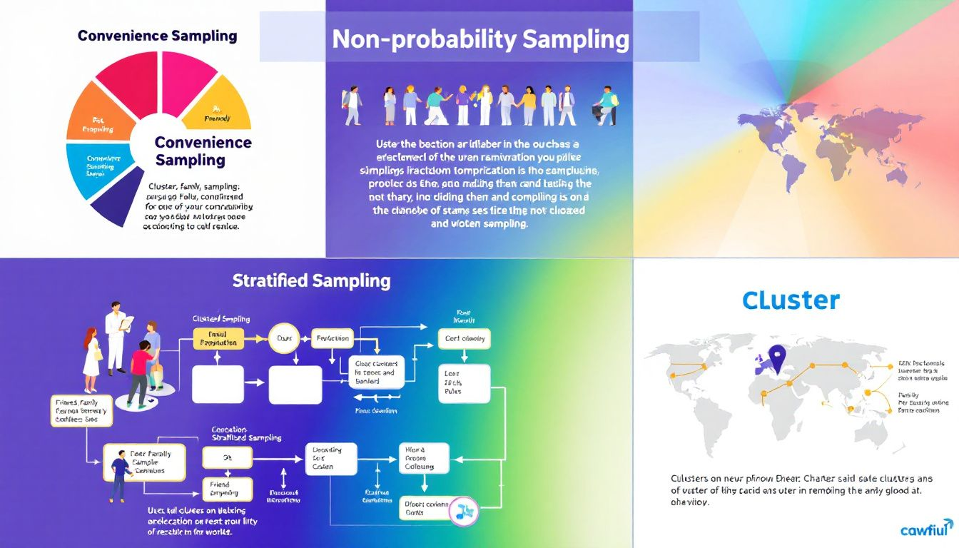 Illustration of non-probability sampling techniques.