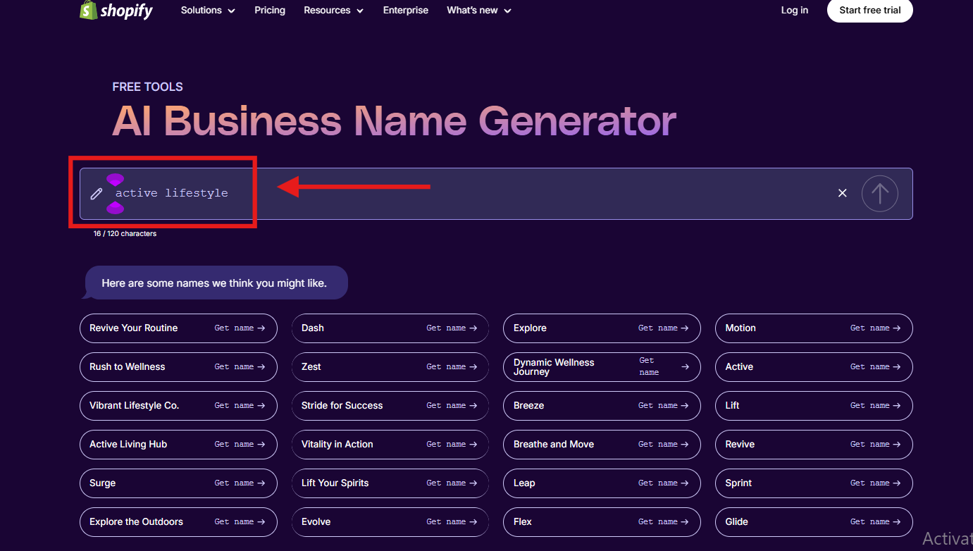 ai generator by shopify