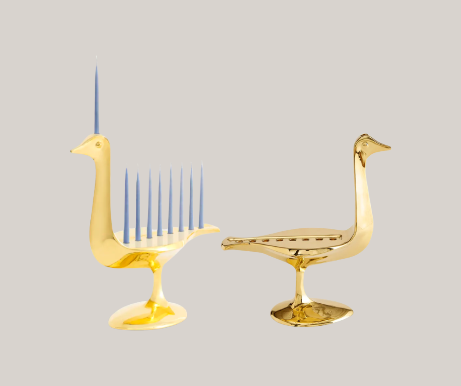 Jonathan Adler's Brass Bird Menorah