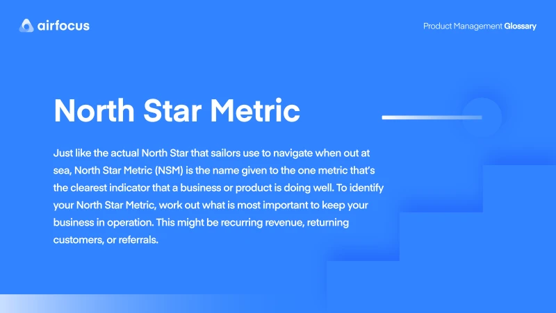 North Star Metric definition by airfocus