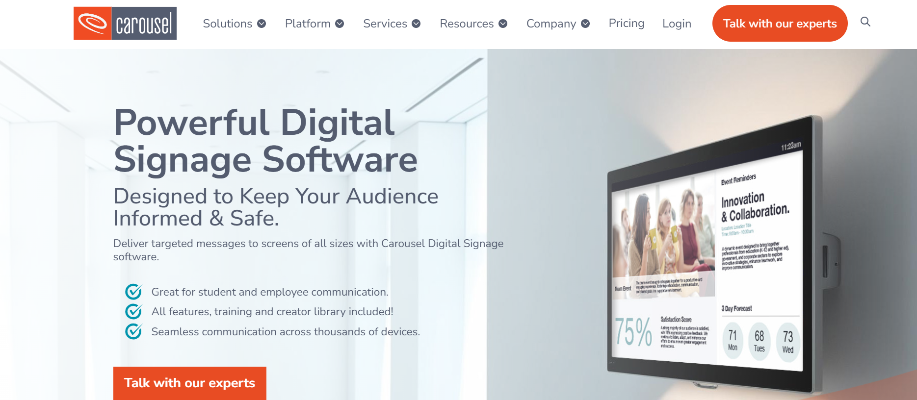 6 Best Digital Signage Software Companies for Banks in 2026 5 carousel