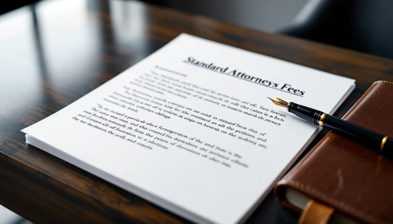 A close-up image of a friendly letter of engagement form accompanied by a pen, representing the attorney's fees associated with landlord tenant disputes under Tennessee law. This visual symbolizes the legal process involved in resolving disputes between landlords and tenants regarding rental agreements and associated costs.