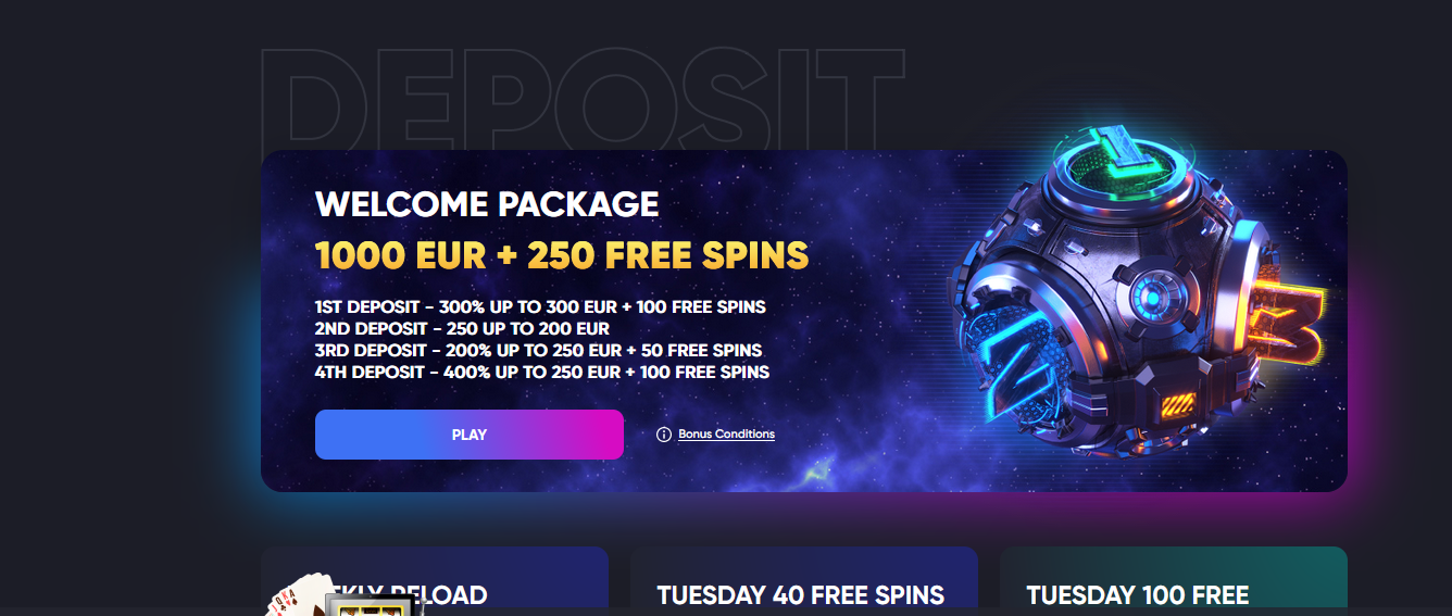 Beem Casino review: free spins and up to €1000 bonuses