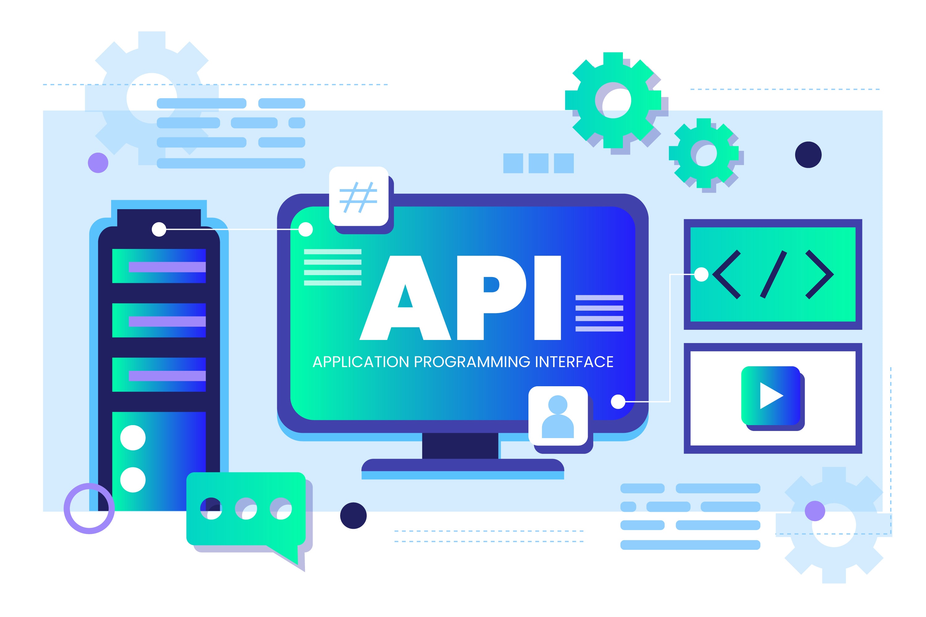 Api integration illustration