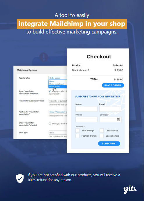 Yith WooCommerce Mailchimp Plugin