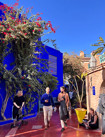 Exterior of the Yves Saint Laurent Museum in Marrakech