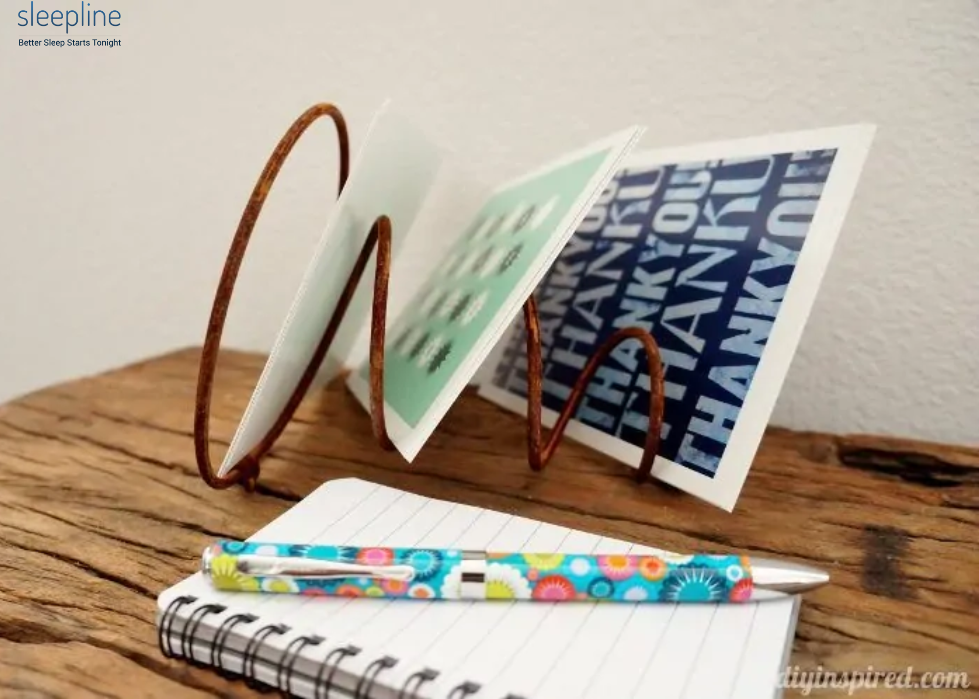 Letter holder made out of DIY bed spring