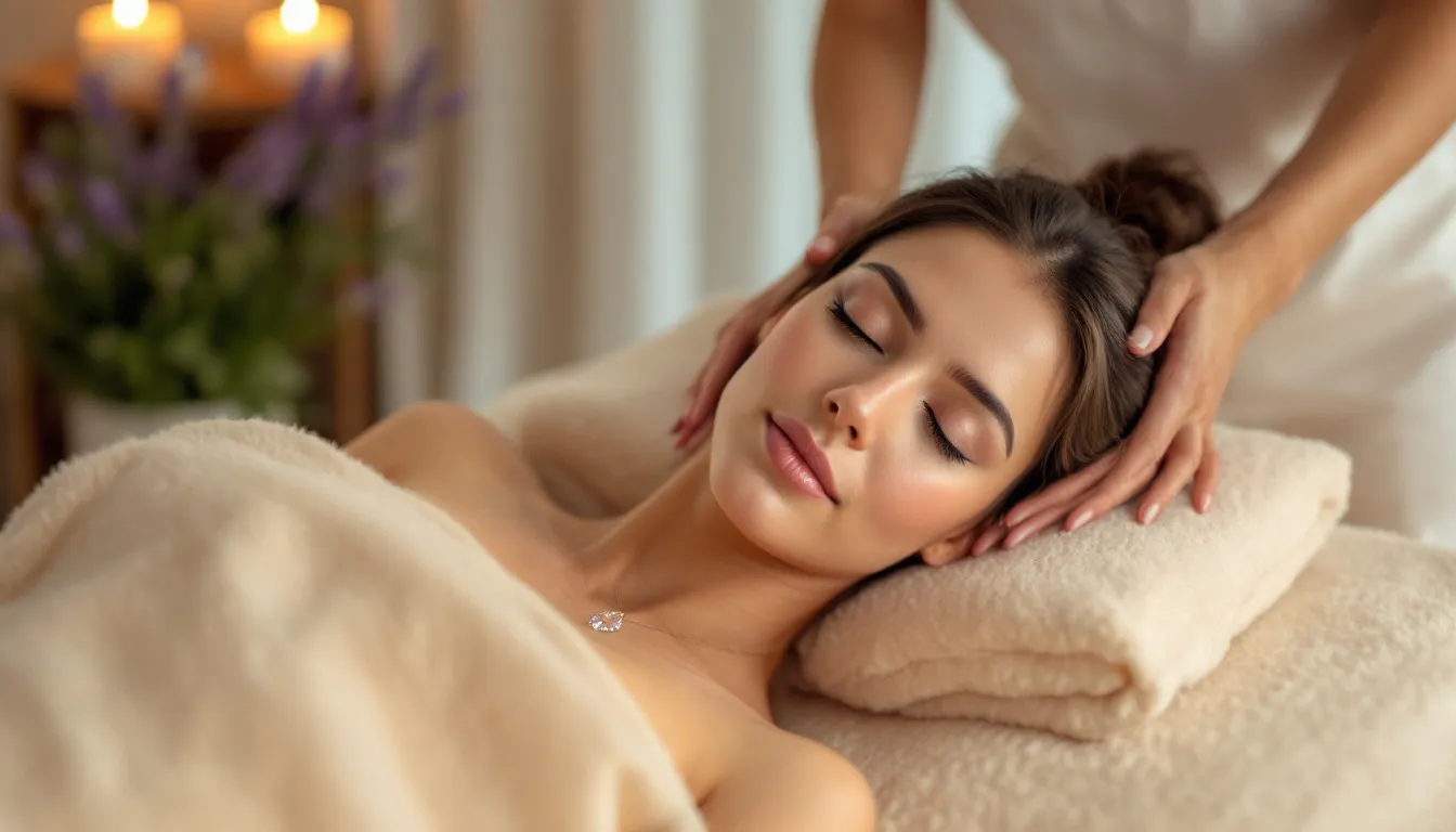 A person receiving a deep tissue massage, releasing toxins from their body.