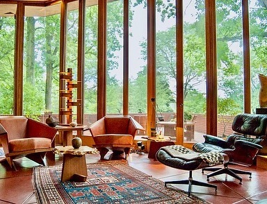  Bazett House in Hillsborough designed by Frank Lloyd Wright -Eichler Home