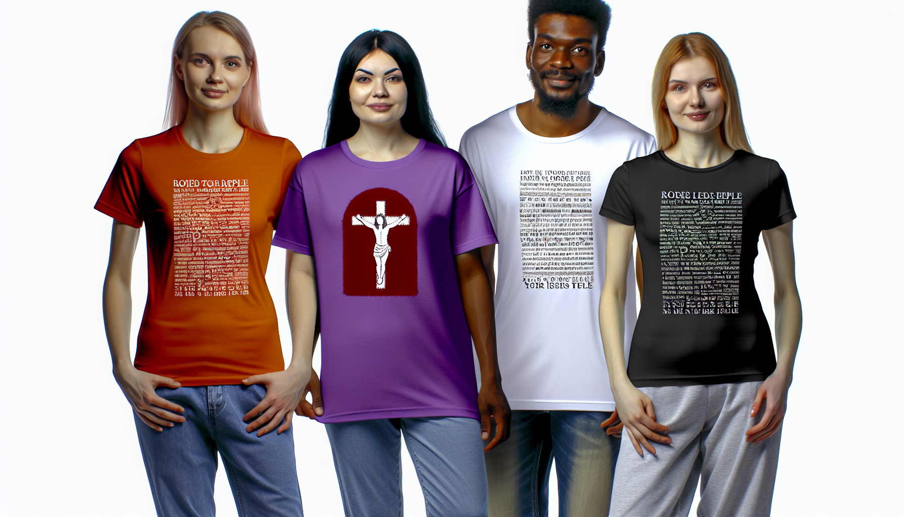 Camisetas cristianas cómodas y de gran calidad.