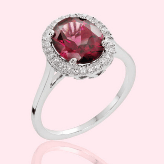 Sukurk Savo Žiedą Pats. Žiedas su rubinu - TOPDIAMONDS.ONLINE