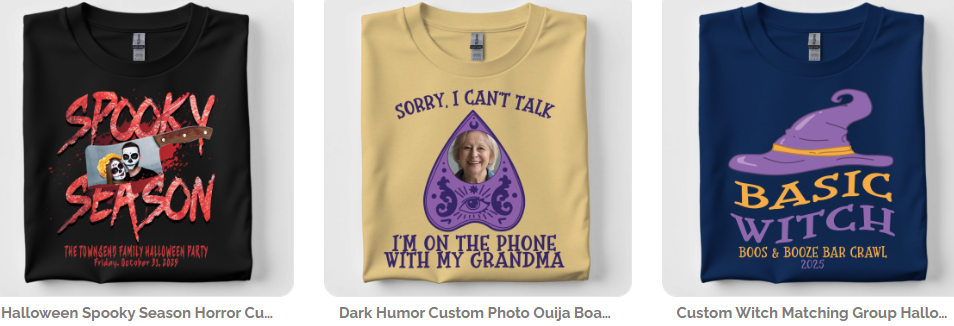custom halloween shirts