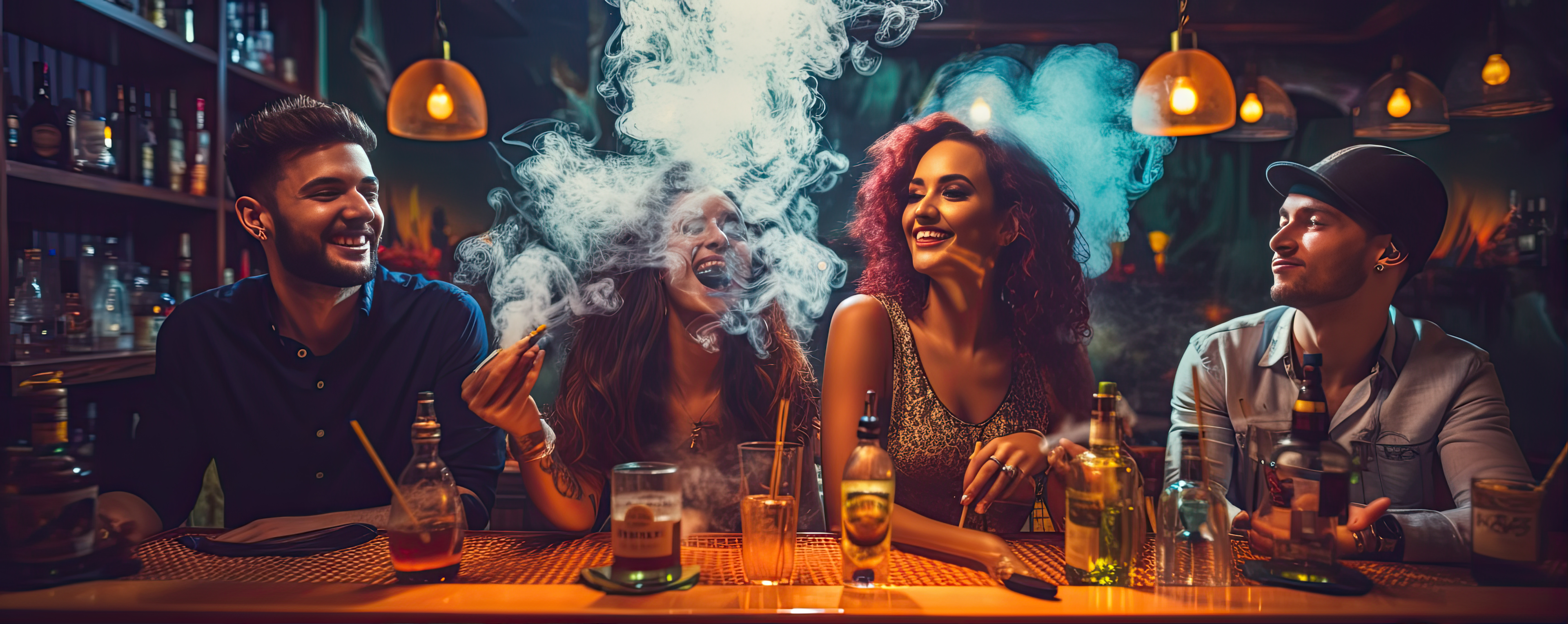 Some of the benefits of cannabis come from feeding your soul with good times shared with even better people. As you can see, she's passionate about their get-together.