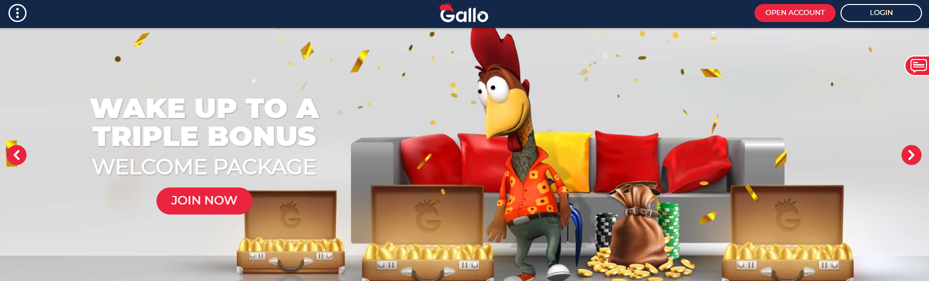 Gallo Casino Homepage