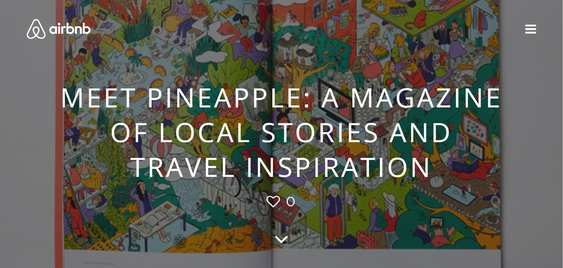 This image is a screenshot of Pineapple - Airbnb's travel magazine