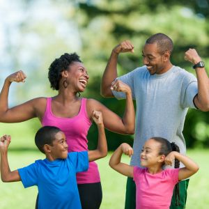 family expressing optimal human health