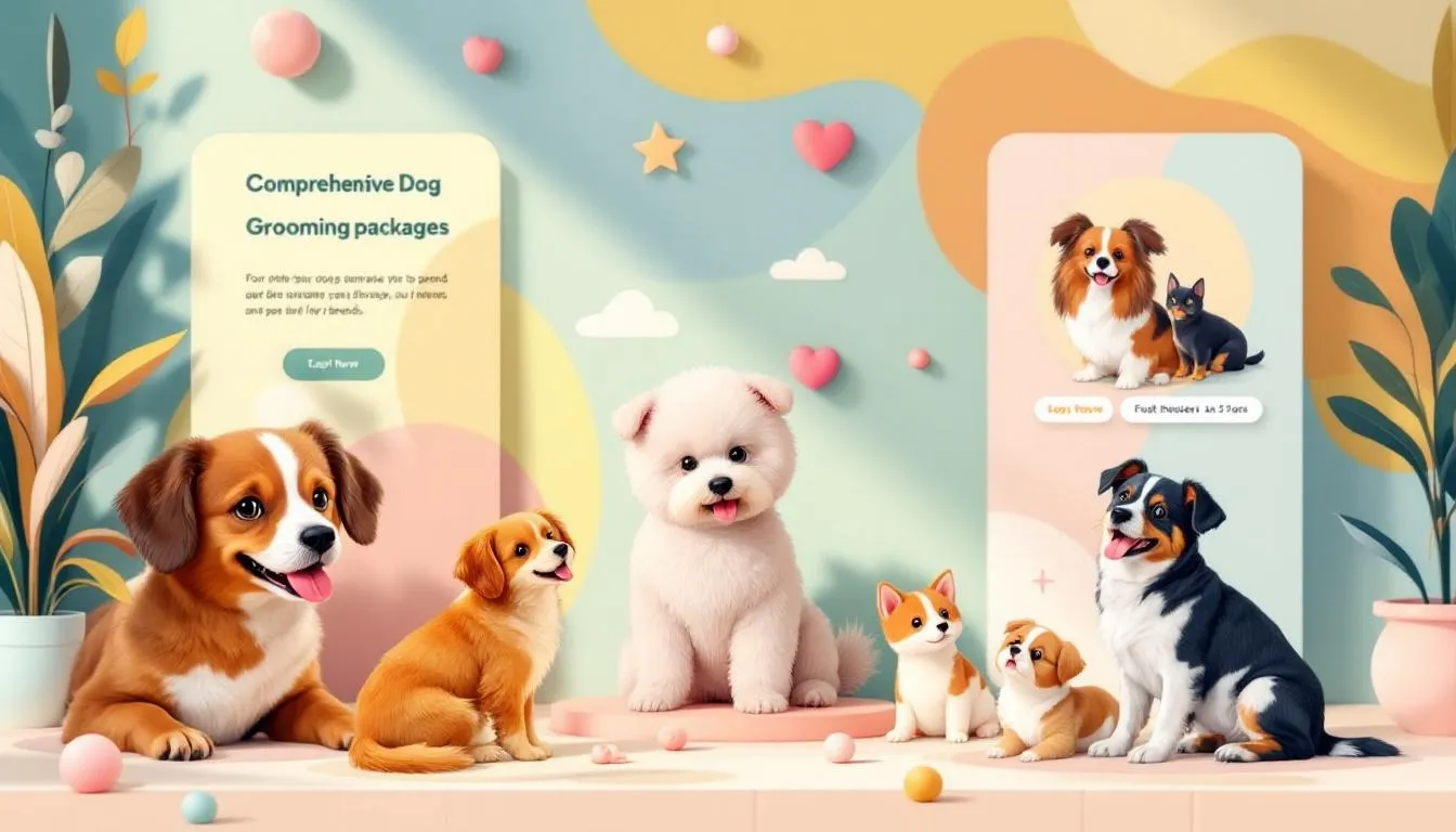 Comprehensive dog grooming Gurgaon packages for various breeds.