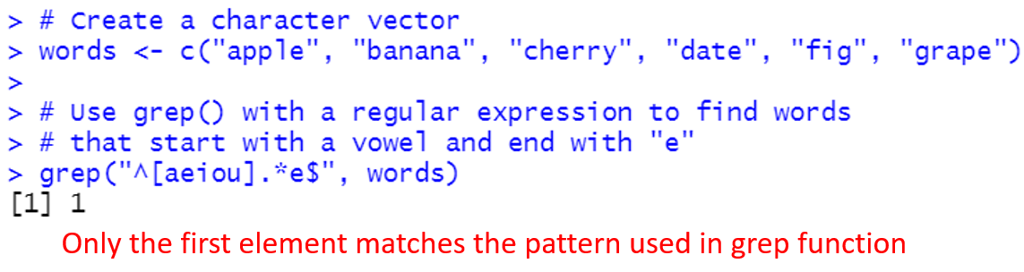 Regular expression can be used to match complex patterns